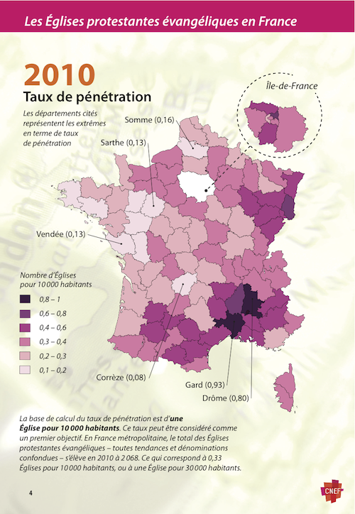 églises évangéliques en France