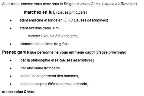 Colossiens 2:5-8